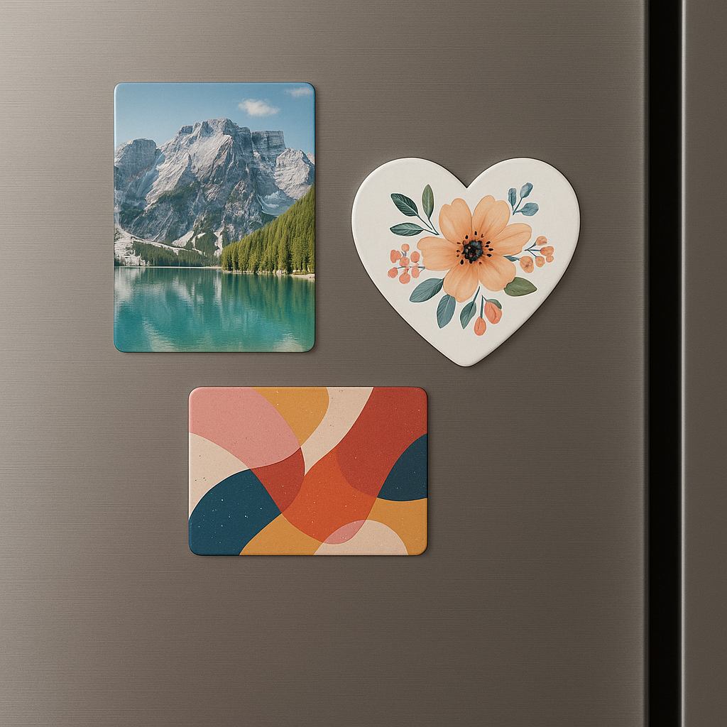 🧲 Aimants personnalisables – Plusieurs formes disponibles