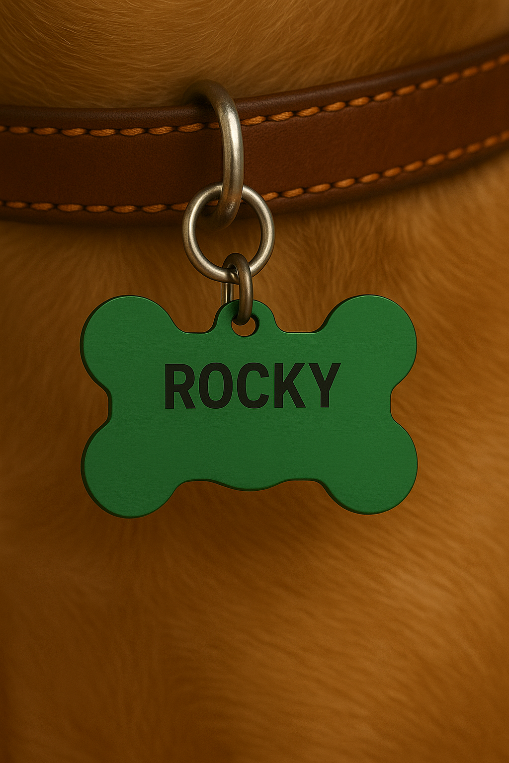 đŸ MĂ©daille pour chien personnalisable â Forme os