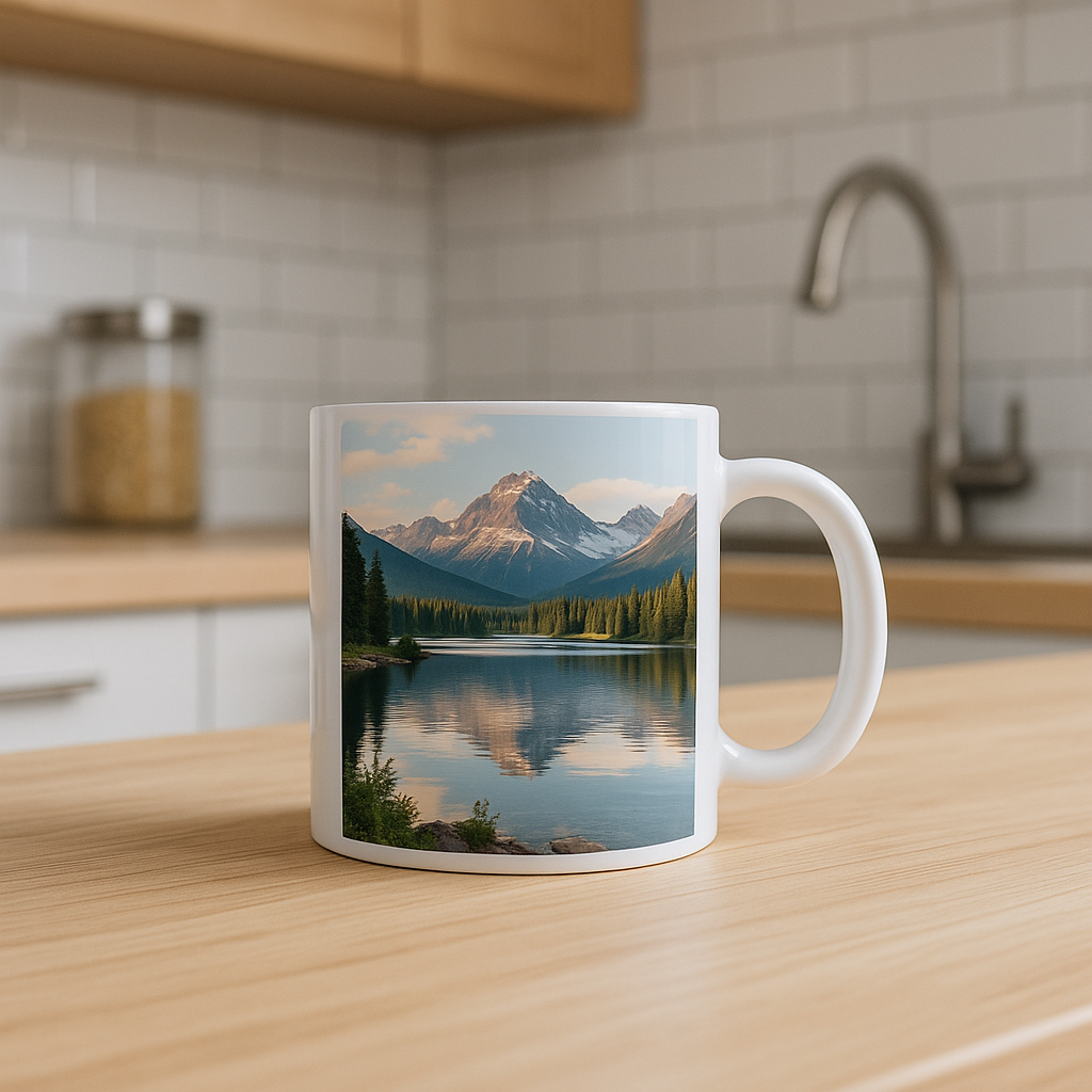 ☕ Mug personnalisable – Céramique blanche