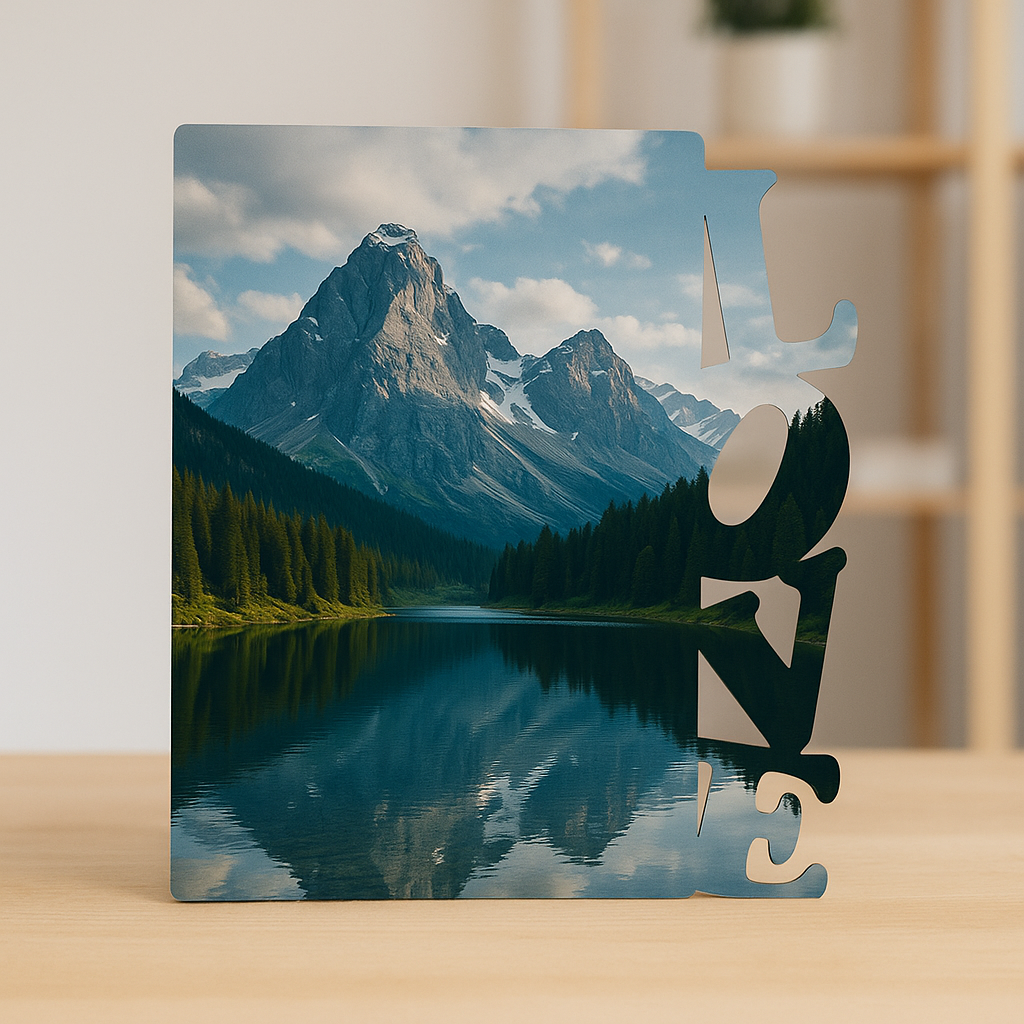 🖼️ Cadre photo personnalisable LOVE – Décoration élégante