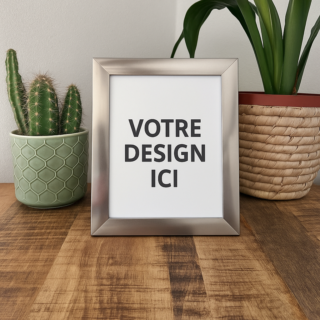 🖼️ Cadre photo personnalisable – 22 x 28 cm