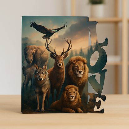 🖼️ Cadre photo personnalisable LOVE – Décoration élégante
